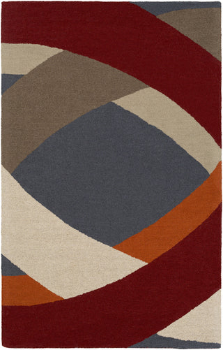 Artistic Weavers Impression Elsa Burgundy/Charcoal Area Rug main image