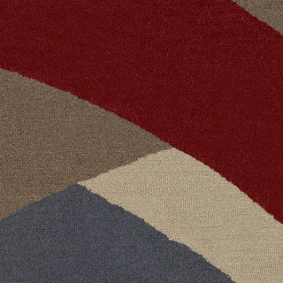 Artistic Weavers Impression Elsa Burgundy/Charcoal Area Rug Swatch