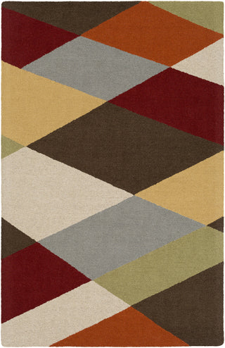 Artistic Weavers Impression Leah Burgundy/Chocolate Brown Area Rug main image