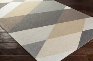 Artistic Weavers Impression Leah Gray/Charcoal Area Rug Corner Shot