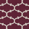 Artistic Weavers Vogue Lola Plum/Ivory Area Rug Swatch