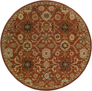 Artistic Weavers Middleton Jenna Rust/Beige Area Rug Round