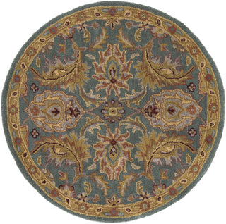 Artistic Weavers Middleton Amelia Denim Blue/Gold Area Rug Round