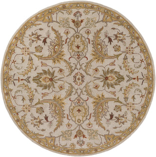 Artistic Weavers Middleton Lindsey Ivory/Light Yellow Area Rug Round