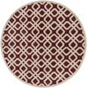 Artistic Weavers Transit Madison Rust/Beige Area Rug Round
