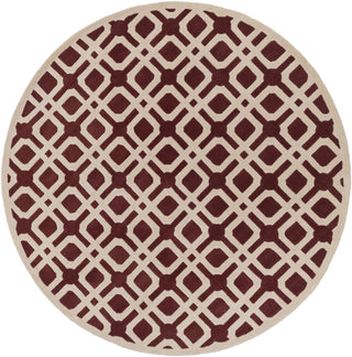 Artistic Weavers Transit Madison Rust/Beige Area Rug Round