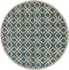 Artistic Weavers Transit Madison Teal/Ivory Area Rug Round
