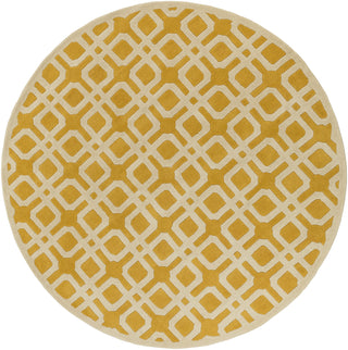 Artistic Weavers Transit Madison Sunflower/Ivory Area Rug Round