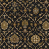 Artistic Weavers Middleton Alexandra Onyx Black/Gold Area Rug Swatch