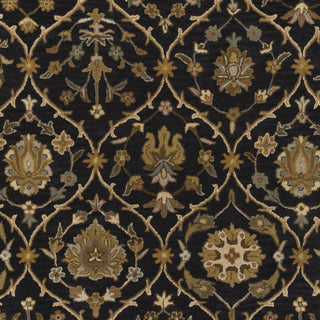 Artistic Weavers Middleton Alexandra Onyx Black/Gold Area Rug Swatch