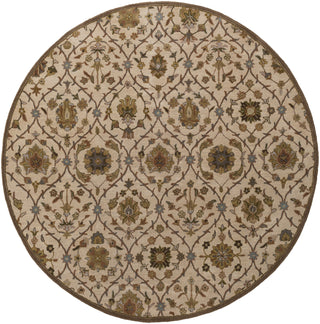 Artistic Weavers Middleton Alexandra Ivory/Olive Green Area Rug Round