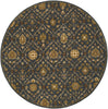 Artistic Weavers Middleton Alexandra Slate/Gold Area Rug Round