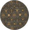 Artistic Weavers Middleton Alexandra Slate/Gold Area Rug Round