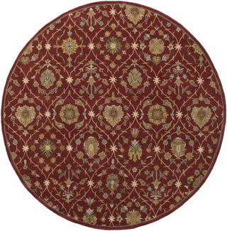 Artistic Weavers Middleton Alexandra Crimson Red/Gold Area Rug Round