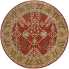 Artistic Weavers Middleton Kelly Crimson Red/Gold Area Rug Round