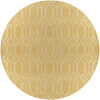 Artistic Weavers Metro Scout Light Yellow Area Rug Round