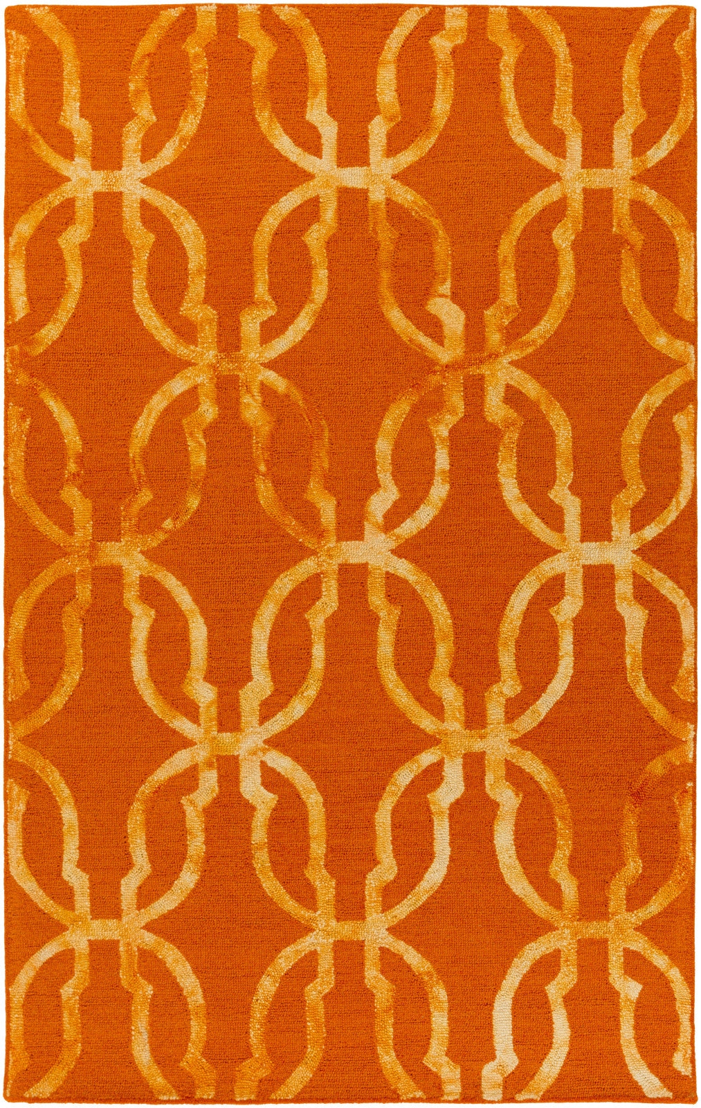Artistic Weavers Organic Julia Bright Orange/Tangerine Area Rug main image