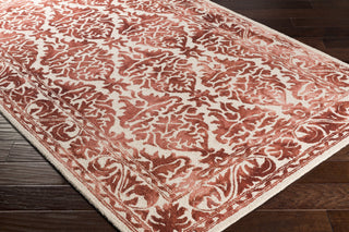 Artistic Weavers Organic Evelyn Burgundy/Ivory Area Rug Corner Shot