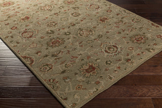Artistic Weavers Origin Abigail Taupe/Crimson Red Area Rug Corner Shot