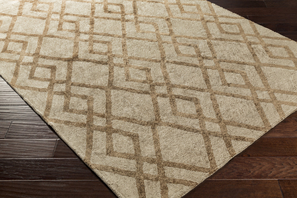 Artistic Weavers Silk Valley Lila AWSV2166 Area Rug Corner Shot Feature