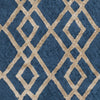 Artistic Weavers Silk Valley Lila Turquoise/Taupe Area Rug Swatch