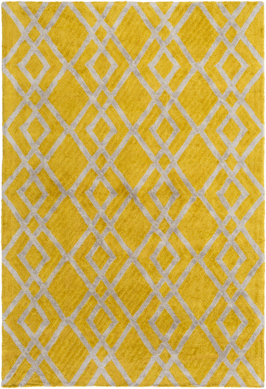 Artistic Weavers Silk Valley Lila Bright Yellow/Light Gray Area Rug main image