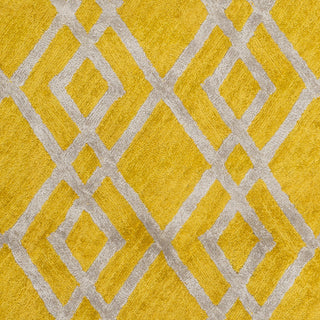 Artistic Weavers Silk Valley Lila Bright Yellow/Light Gray Area Rug Swatch