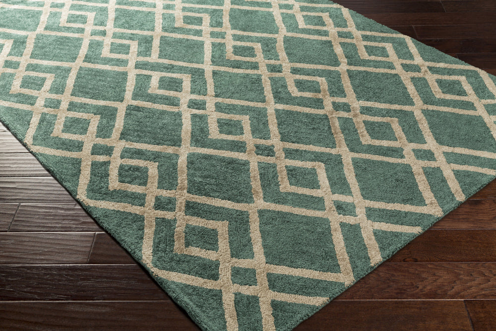 Artistic Weavers Silk Valley Lila AWSV2172 Area Rug Corner Shot Feature
