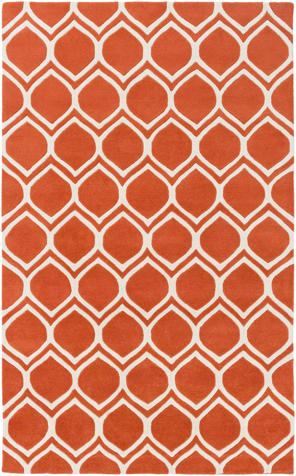 Artistic Weavers Transit Watson Bright Orange/Ivory Area Rug main image