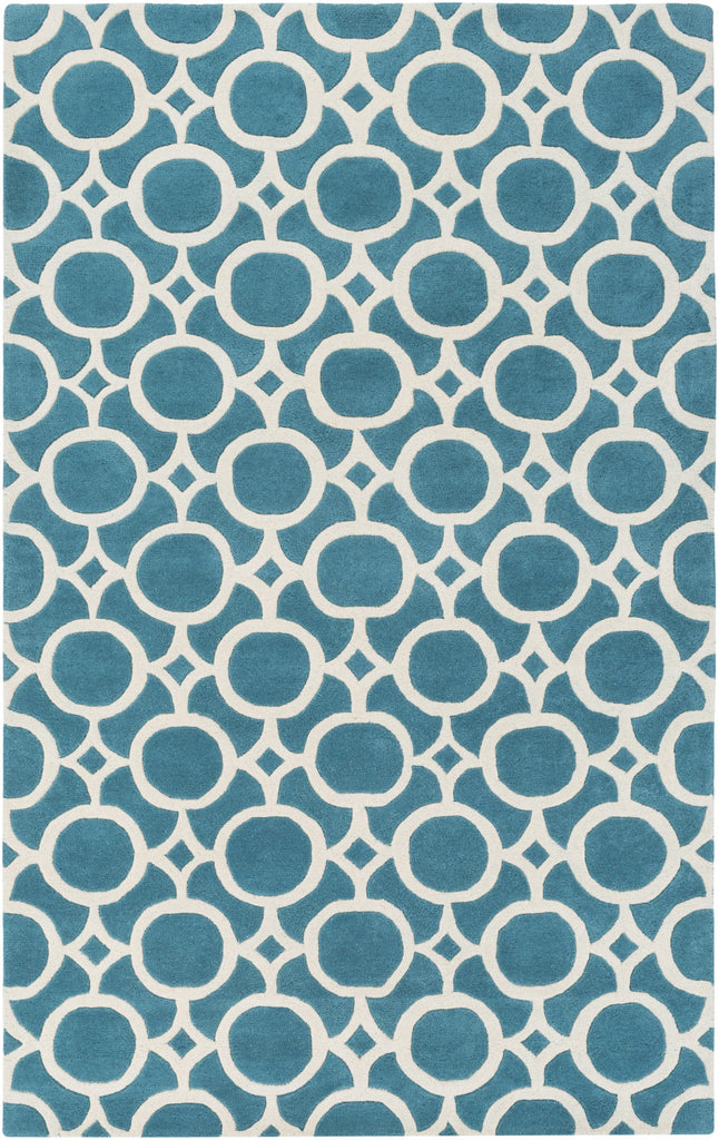 Artistic Weavers Transit Taylor Turquoise/Ivory Area Rug main image