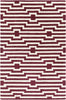Artistic Weavers Transit Sawyer Burgundy/Ivory Area Rug main image