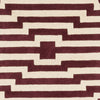 Artistic Weavers Transit Sawyer Burgundy/Ivory Area Rug Swatch