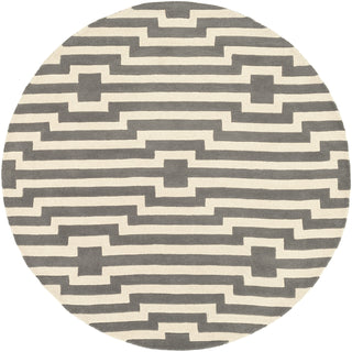 Artistic Weavers Transit Sawyer Gray/Ivory Area Rug Round