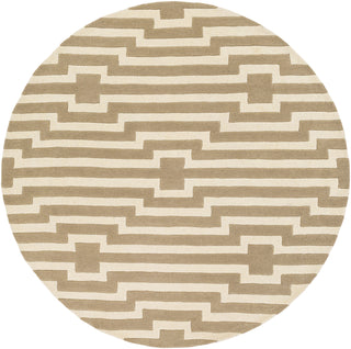 Artistic Weavers Transit Sawyer Taupe/Ivory Area Rug Round