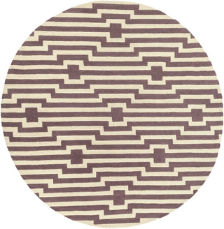 Artistic Weavers Transit Sawyer Mauve/Ivory Area Rug Round