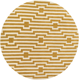 Artistic Weavers Transit Sawyer Tangerine/Ivory Area Rug Round