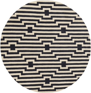 Artistic Weavers Transit Sawyer Navy Blue/Ivory Area Rug Round