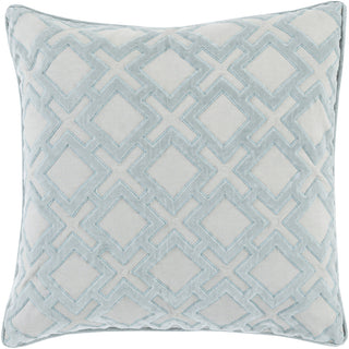 Surya Alexandria Diamond and Cross Velvet AX-001 Pillow 18 X 18 X 4 Poly filled