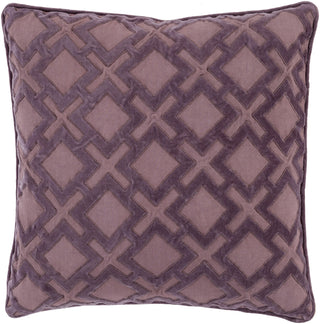 Surya Alexandria Diamond and Cross Velvet AX-004 Pillow 18 X 18 X 4 Poly filled