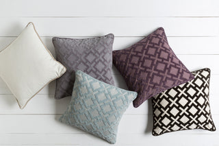 Surya Alexandria Diamond and Cross Velvet AX-004 Pillow 