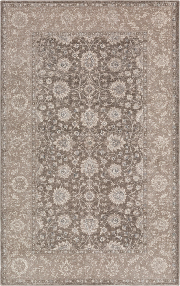 Surya Ayasofya AYA-3401 Taupe Cream Charcoal Dark Brown Area Rug main image