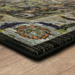 Karastan Kaleidoscope Ayanda Black Area Rug Lifestyle Image