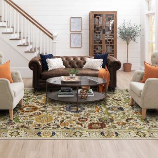 Karastan Kaleidoscope Ayanda Natural Area Rug Lifestyle Image Feature