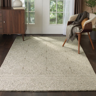 Azura AZM01 Ivory/Grey Area Rug by Nourison