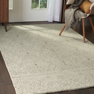 Azura AZM01 Ivory/Grey Area Rug by Nourison