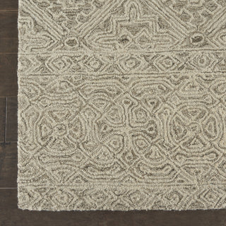 Azura AZM01 Ivory/Grey Area Rug by Nourison