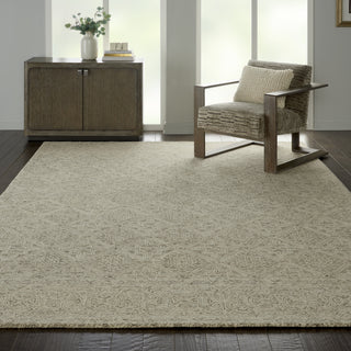 Azura AZM01 Ivory/Grey Area Rug by Nourison