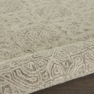 Azura AZM01 Ivory/Grey Area Rug by Nourison