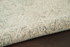 Azura AZM01 Ivory/Grey/Teal Area Rug by Nourison