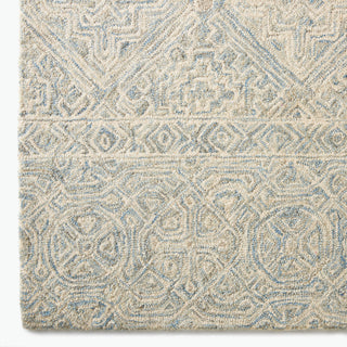 Azura AZM01 Ivory/Light Blue Area Rug by Nourison Room Image Feature